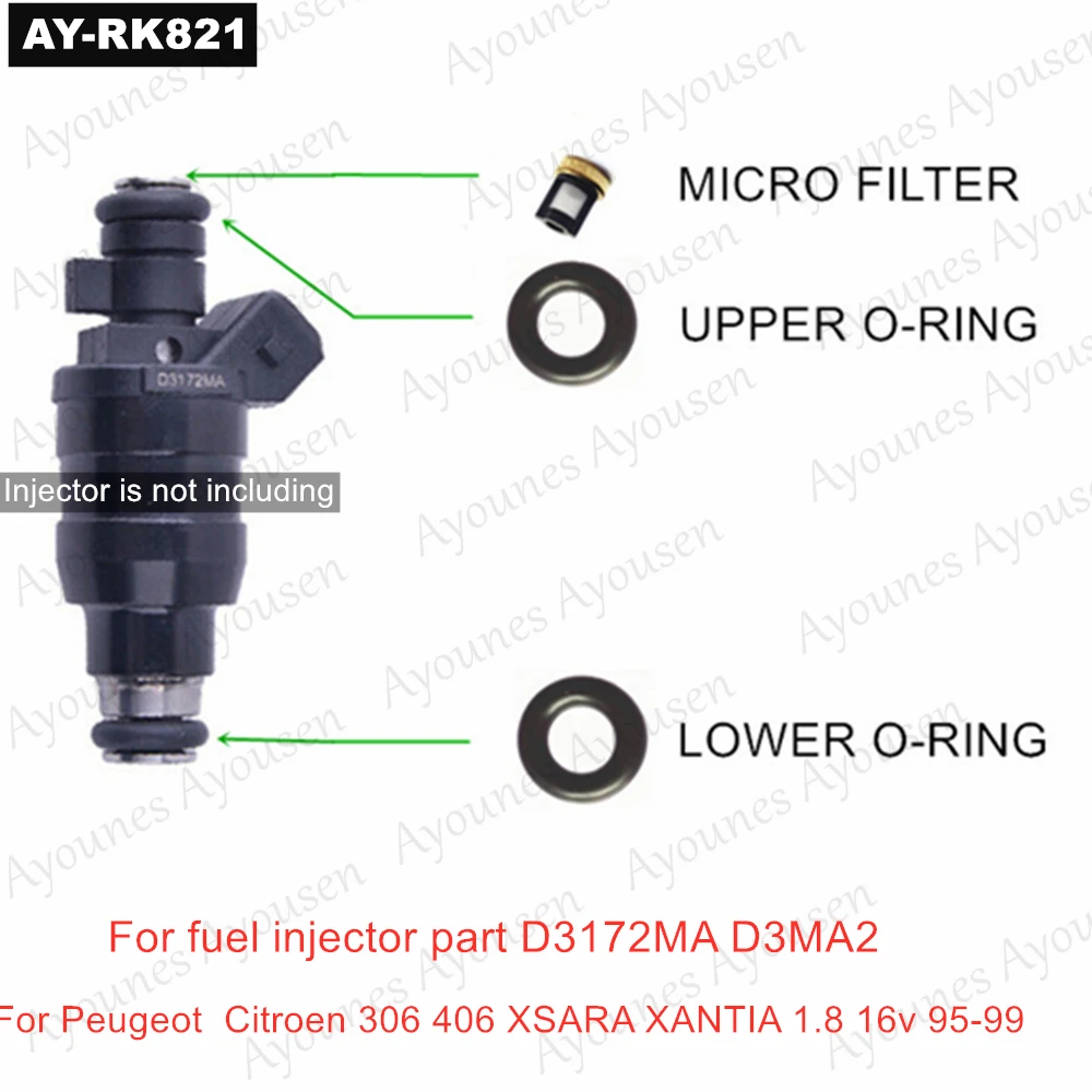 Комплект для ремонта топливного инжектора D3172MA D3MA2 200 комплектов/600 шт. комплект