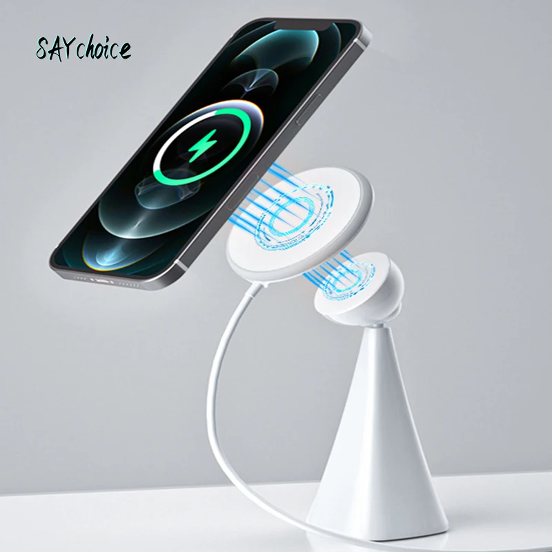 

SAYChoice Bracket Combined Magnetic Wireless Charger For Apple iphone 13 12 15W magnetic Wireless Charger