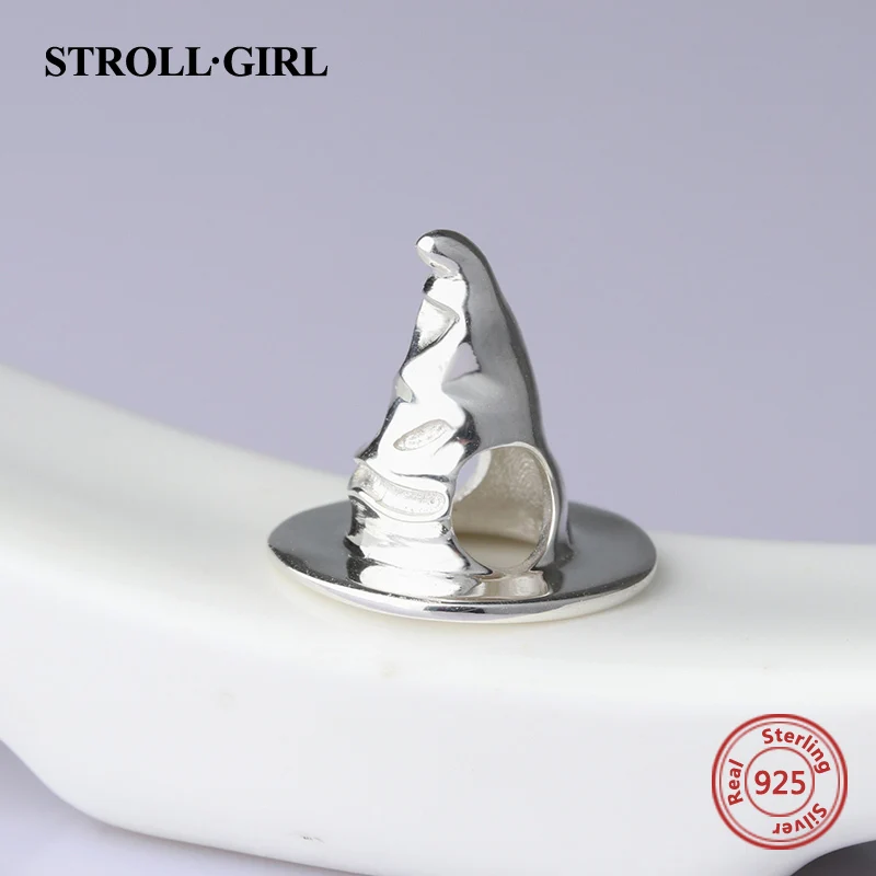 Strollgirl Новое поступление 925 стерлингового серебра Hat Бусины Fit Пандора Подвески