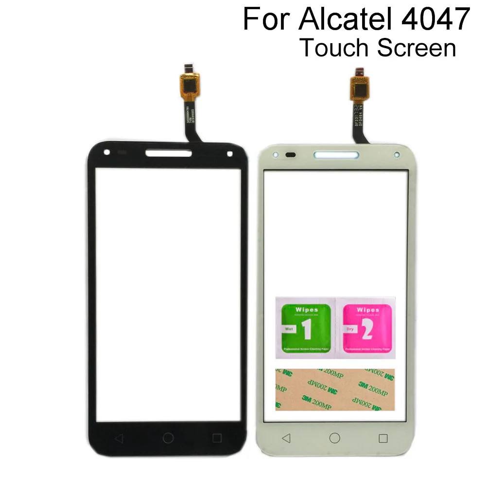 Фото Панель дигитайзера для Alcatel One Touch U5 3G 4047D 4047G 4047 OT4047 OT4047D сенсорный экран датчик
