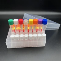 1set include one piece 81 lattice digital code storage box for store cryovial81pieces 1 8ml plastic refrigerating tube