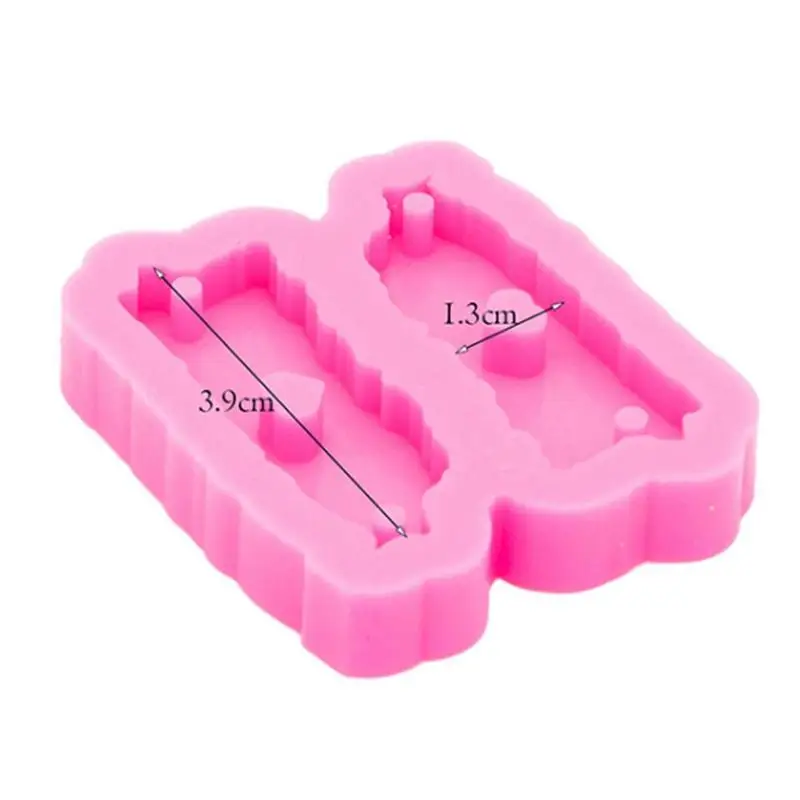 

Epoxy silicone mold DIY keychain jewelry silicone mold grinding jewelry customization smooth free P0O9