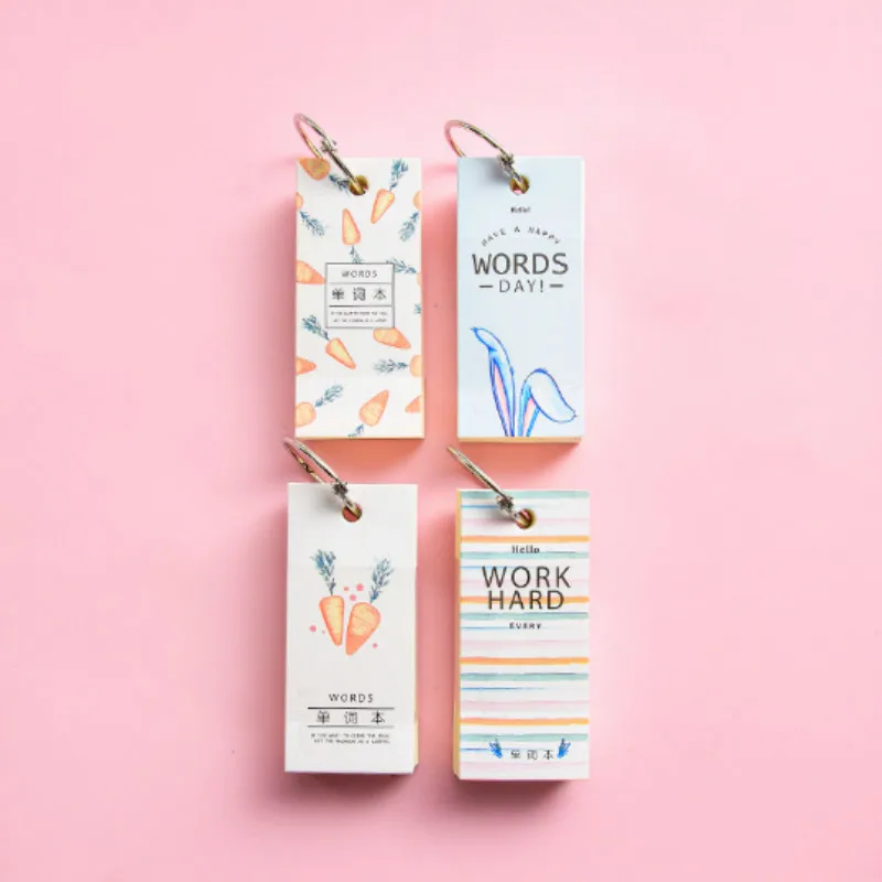 Простой маленький свежий и портативный английское мини-железное кольцо