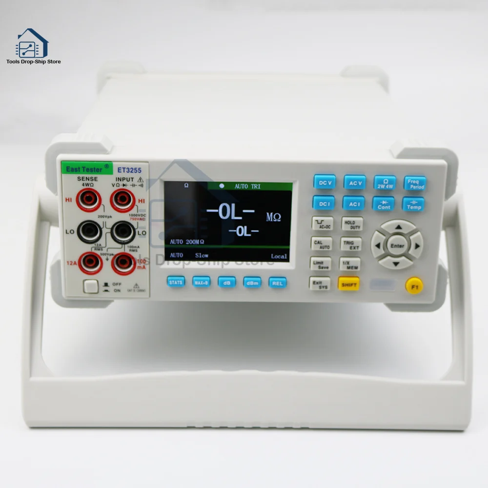 

ET3255 ET3240 5 1/2 3.5'' High Precision Digital Multimeter Resistance Capacitance Frequency DCV ACV DCI ACI Tester