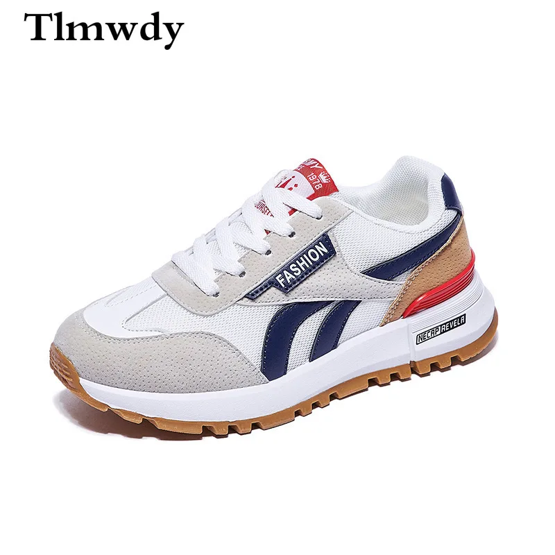 

Spring 2021 New Women's Thick-soled High-top Casual Shoes Platform Lace-up Comfortable Women's Sneakers Vulcanized Women's Shoes