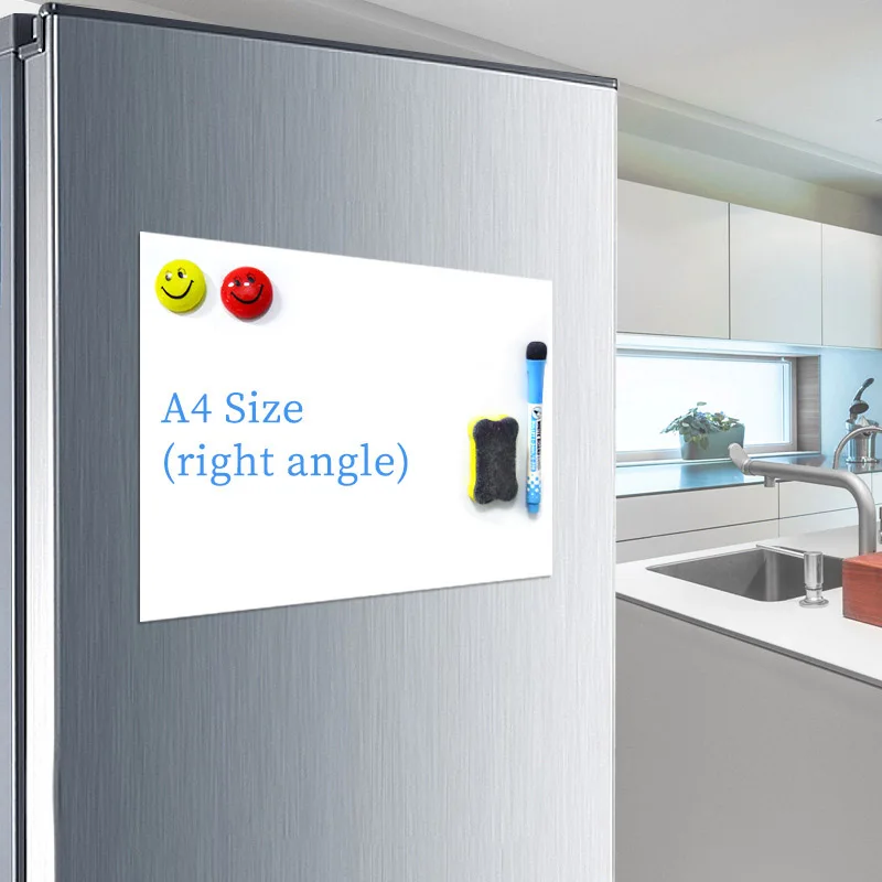 

A3 A4 Magnetic Whiteboard Reminder Fridge Family Message Board Office Memo Refrigerator Fridge Stickers Magnet