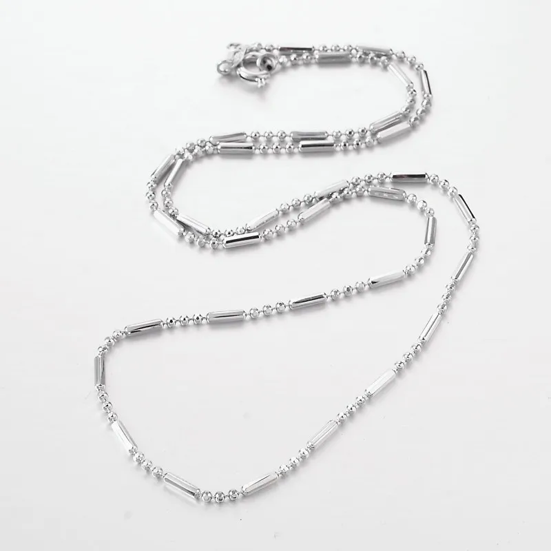 1 шт. цепочка из нержавеющей стали с узором в елочку ожерелье карабином лобстером