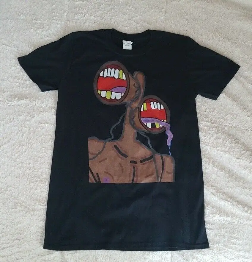 Страшная футболка с головой сирены для взрослых небольшого размера|Мужские