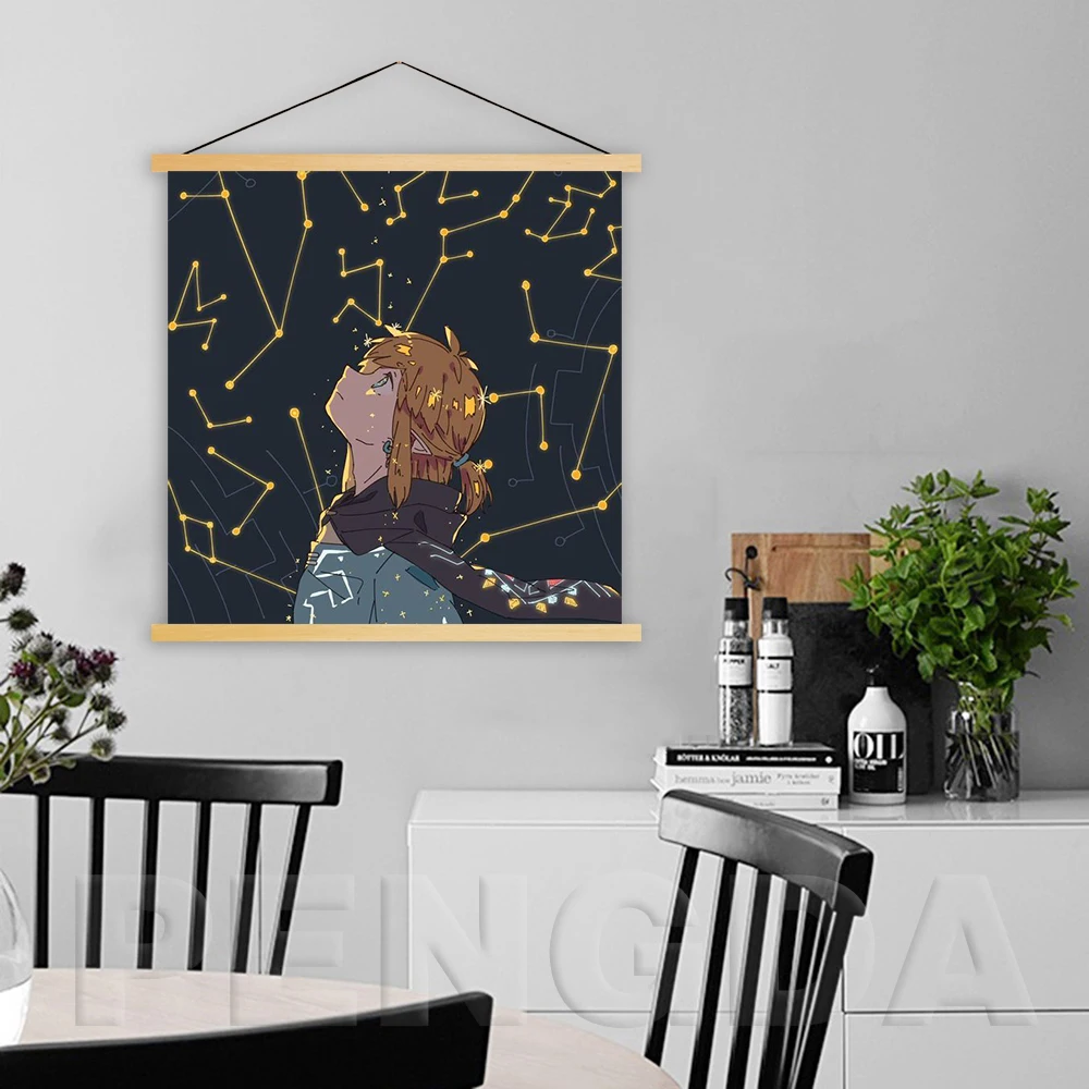 

Скандинавский постер для домашнего декора, картины на холсте с изображением мультяшных звезд для мальчиков, настенное художественное укра...