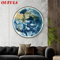 oufula indoor wall lamps fixtures led luxury mural modern creative light sconces for home bedroom