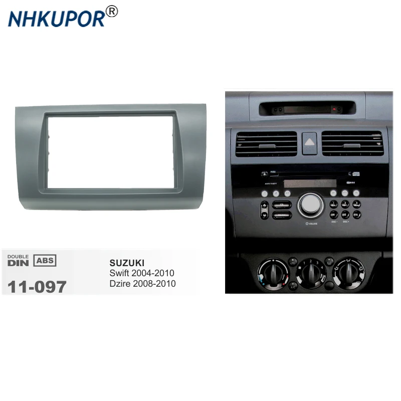 Двойная 2 Din радиопанель для SUZUKI Swift 2004 2010/Dzire 2008 2010 Установочное | Отзывы и видеообзор