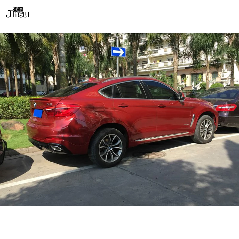 Для BMW X6 28i 35i 50i xDrive 2014 2018 качественный стиль Стекловолоконный праймер задний