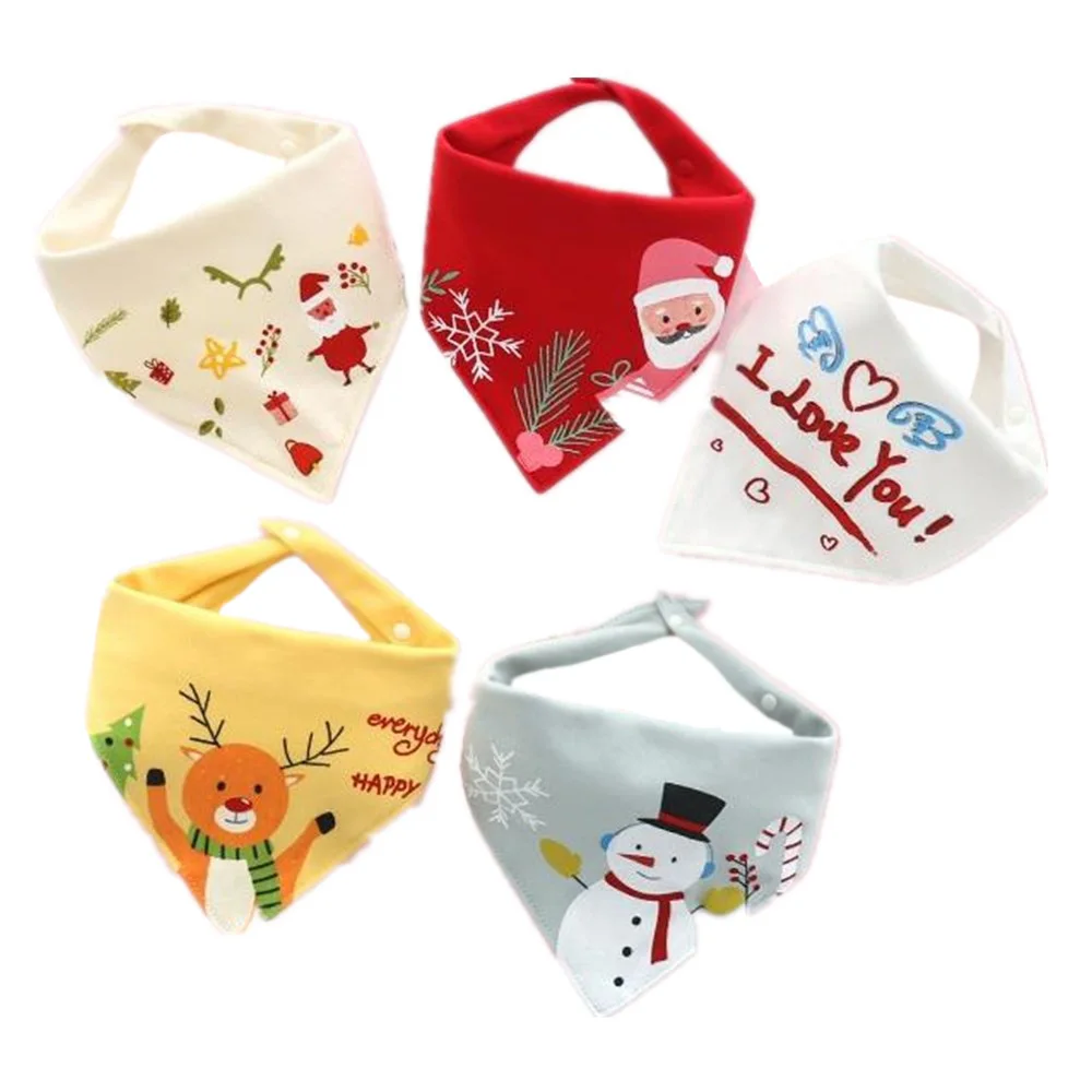

Детские нагрудники 5 шт./компл. треугольные двойные хлопковые банданы нагрудники для новорожденных мальчиков и девочек детские слюнявчики ...