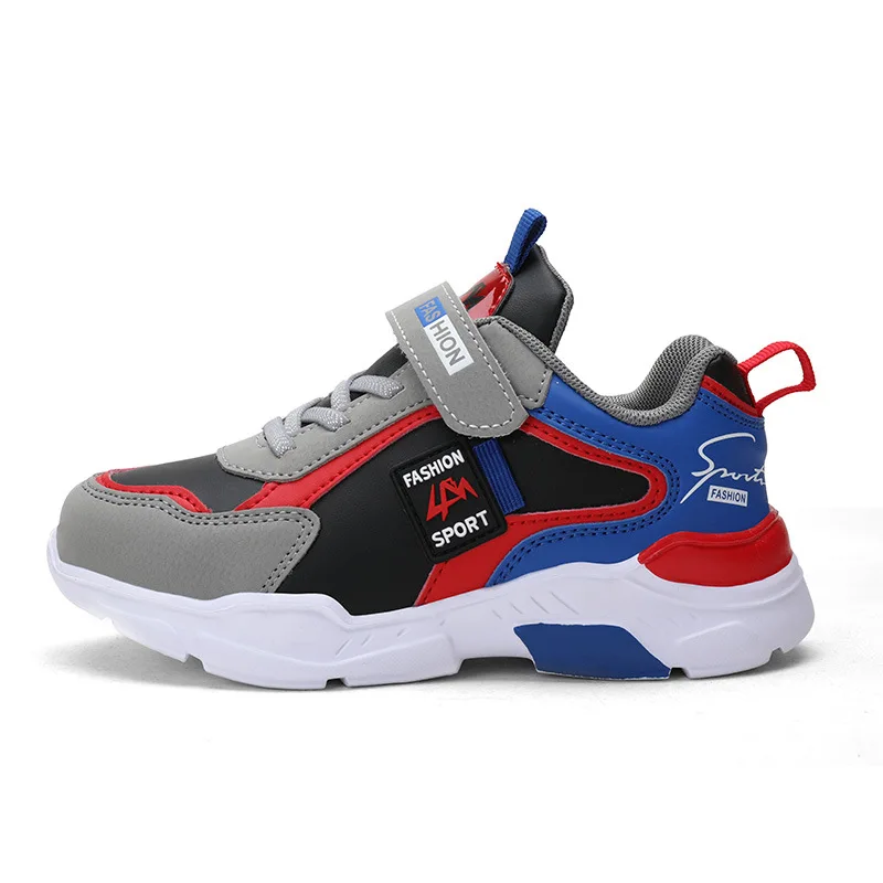Children Shoes for Kids Sneakers Fashion Leather Breathable Outdoor Sports Casual Boys Girls Size 28-38 | Детская одежда и обувь