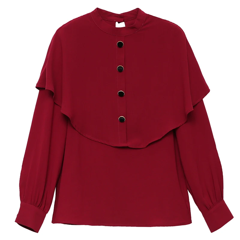 COIGARSAM рубашка в Корейском стиле женские топы Новые весенние офисные дамские