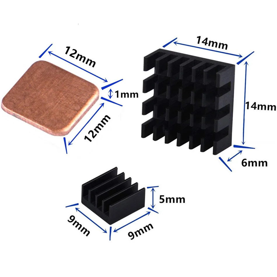 4 вентилятора для Raspberry Pi охлаждающий вентилятор 5 в постоянного тока Бесщеточный
