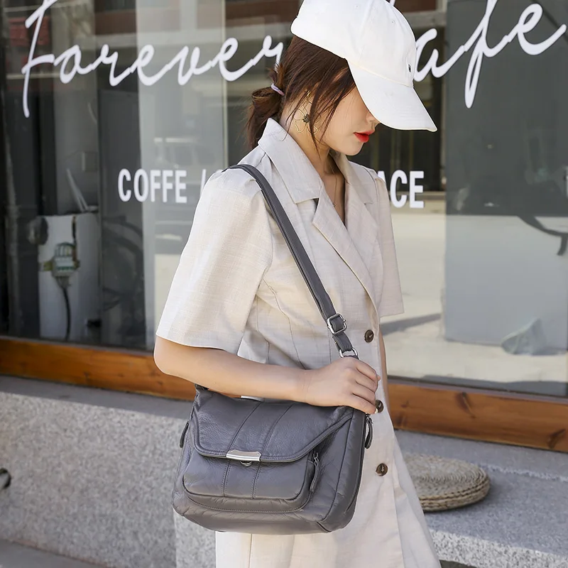 

handbag ladies shoulder bag ladies casual large high-quality artificial leather ladies casual crossbody bag fashion shoulder bag
