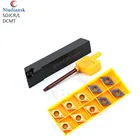 SDJCR1212H11 SDJCL1616H11 токарный инструмент токарно-револьверный станок держатель режущего инструмента DCMT11T304 DCMT11T308 поворотные твердосплавные вставки вставка