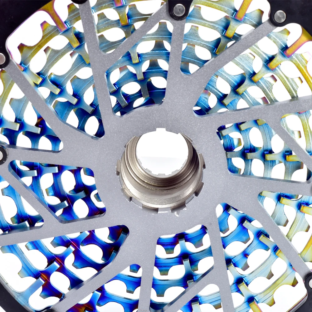 

MTB 11 Speed 9-50T Cassette XD Cassette Rainbow Cassette Mountain Bike Wide Proportion Flywheel Ultra Light 12S Bicycle Cassette