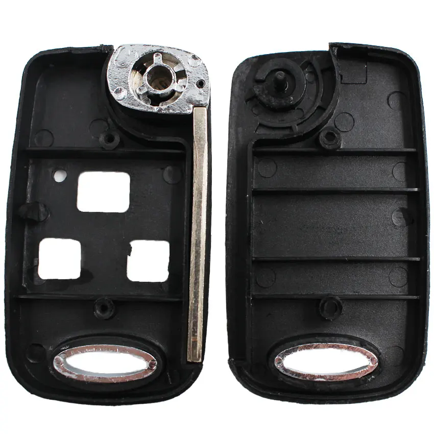 Новый Сменный 3 кнопочный флип брелок для ключей чехол складного дистанционного