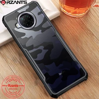 for xiaomi mi 10i 5g case camouflage acrylic shockproof airbags armor back cover shell for redmi note9 pro 5g mi 10t lite rzants