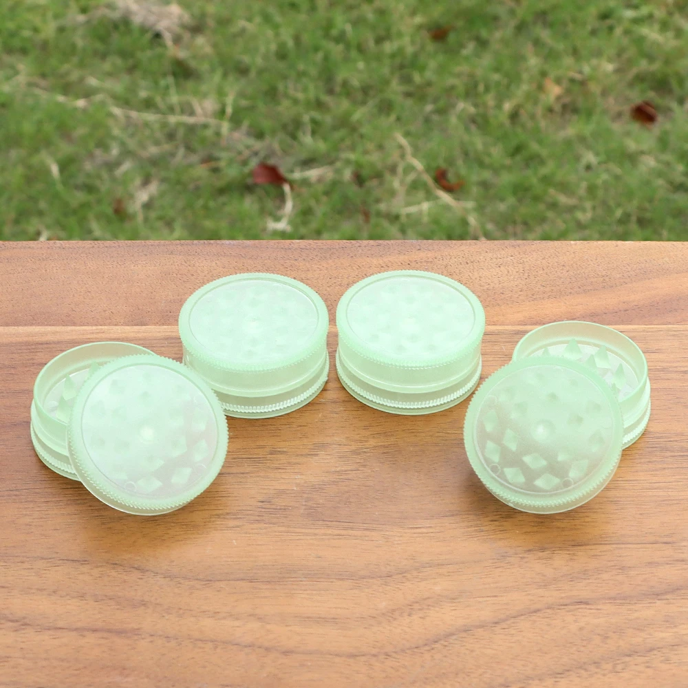

HONEYPUFF Luminous Grinding Machine Plastic Portable Herb Grinder Weed Grinder Herb Grinder Smoking Accessories