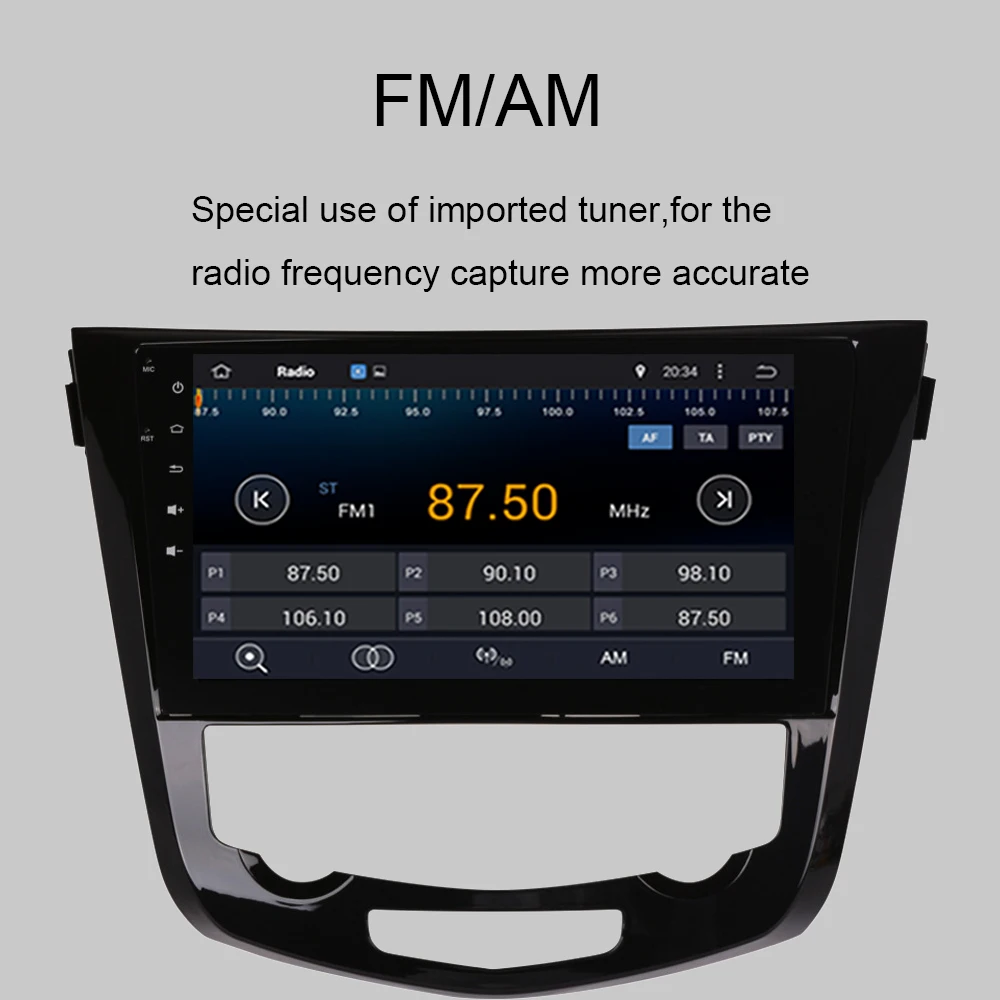Автомобильная стереомагнитола 10 1 дюймов IPS экран Android 4 Гб ОЗУ для NISSAN X TRAIL/Qashqai/Dualis
