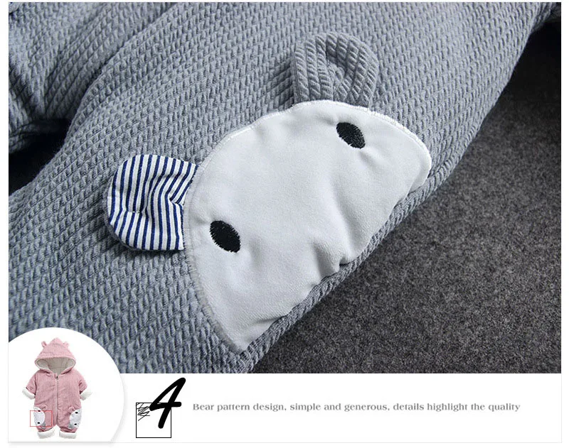 Зимний костюм для новорожденных мальчиков, Комбинезоны для детей, хлопковые детские комбинезоны для маленьких девочек, комбинезон, Одежда для младенцев