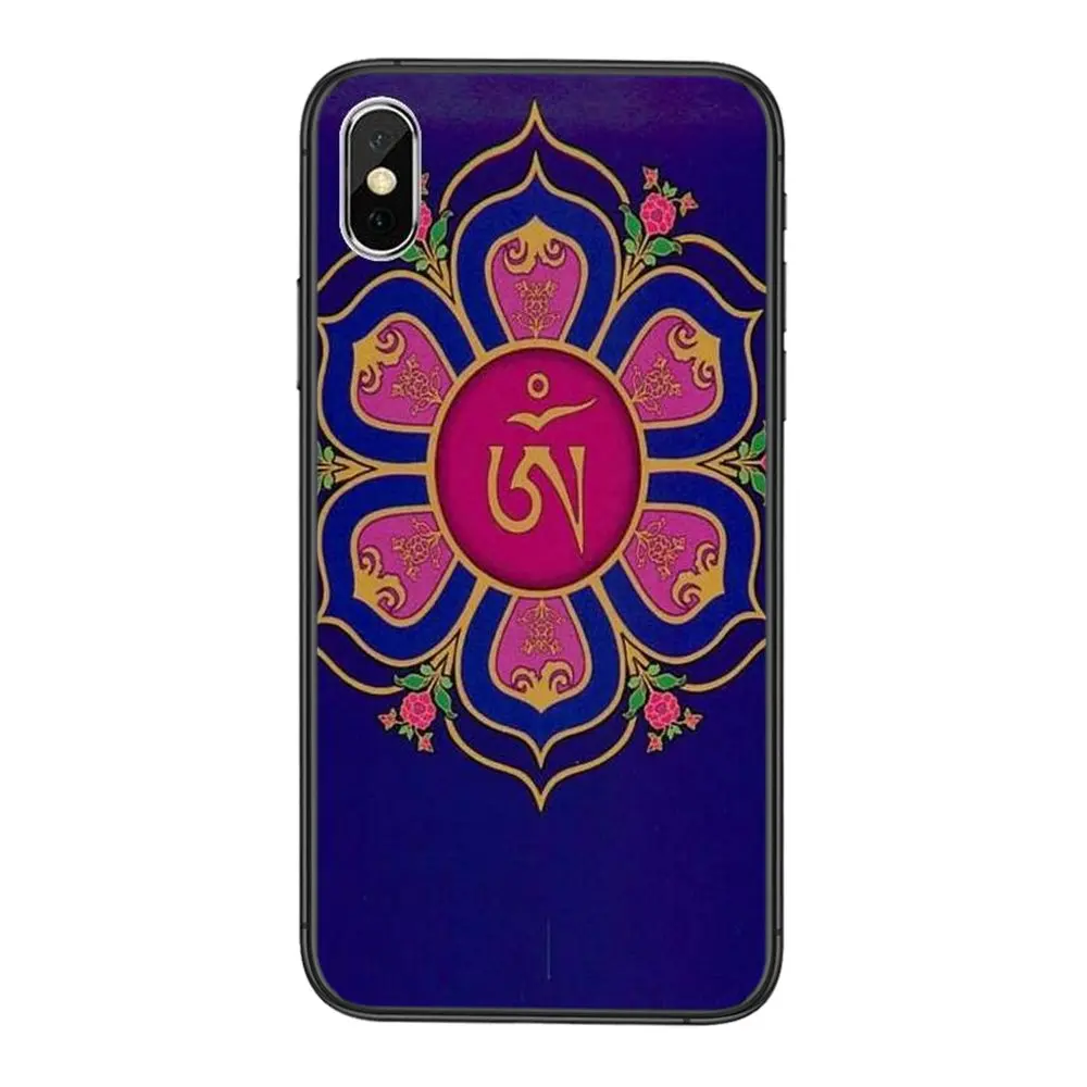 Amazon для Redmi Note 10 9 9S 9T 8 8T 7 6 5 5A 4 Pro Max 4G 5G Aum Om Yoga Black Cell Cover Art Back Soft | Мобильные телефоны и
