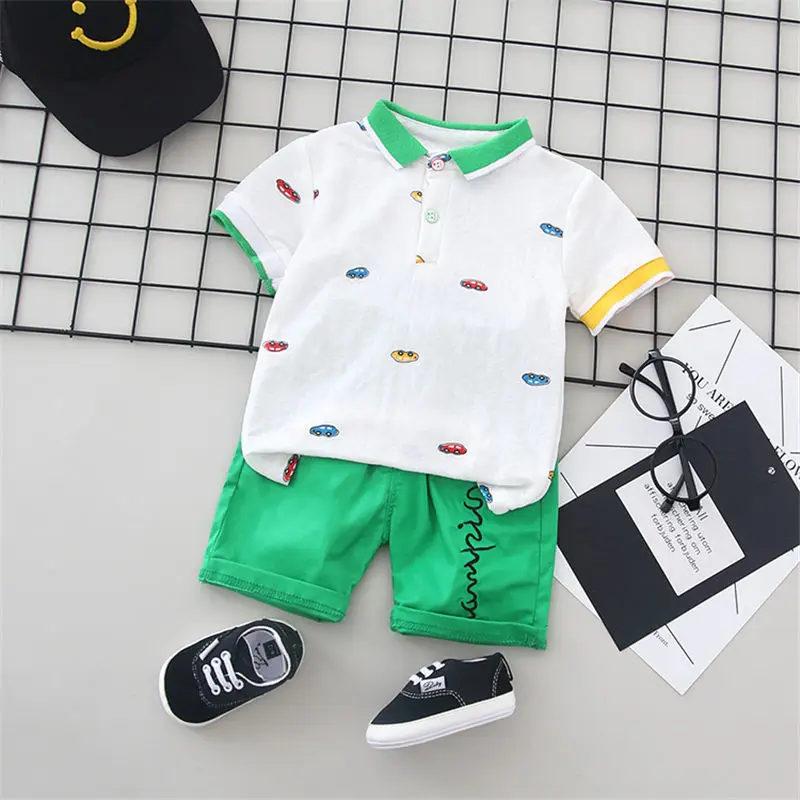 Летняя одежда для маленьких мальчиков и девочек Детская футболка с принтом