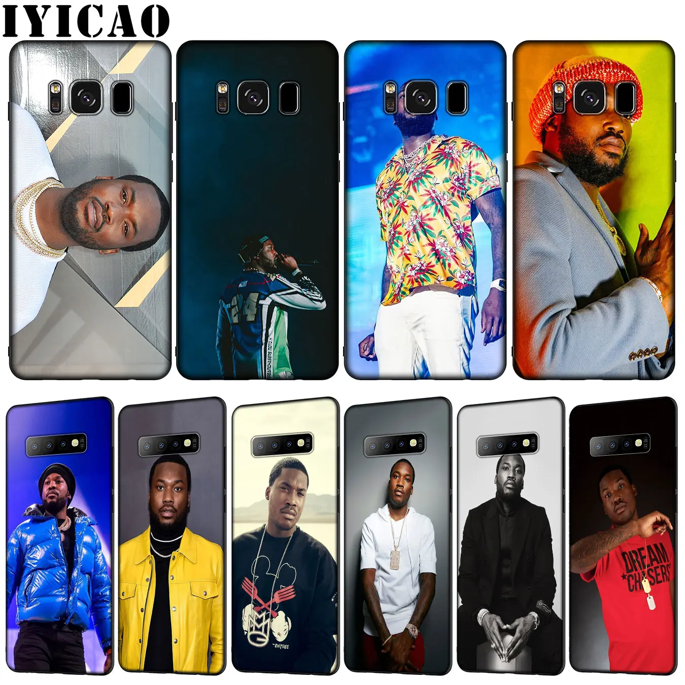 Мягкий силиконовый чехол для телефона из ТПУ IYICAO Meek Mill Samsung Galaxy S20 Ultra S10 Lite S9 S8 Plus S6
