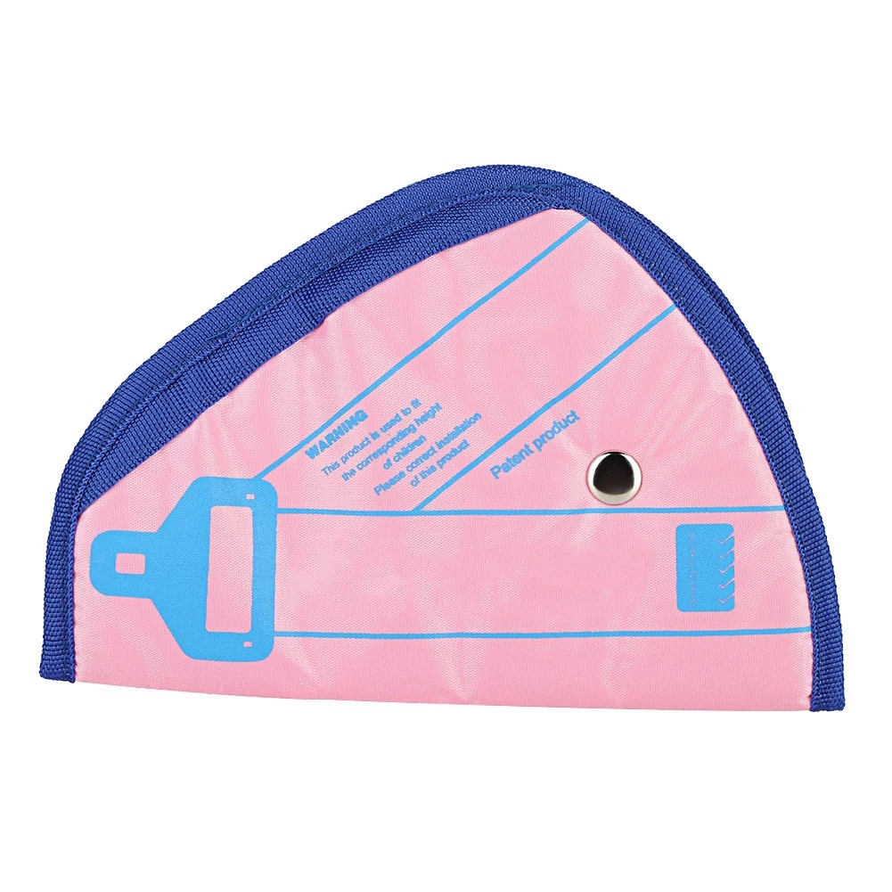 

Car Vehicle Adjust Device Child Safety Belt Protector Seat Positioner (Pink)