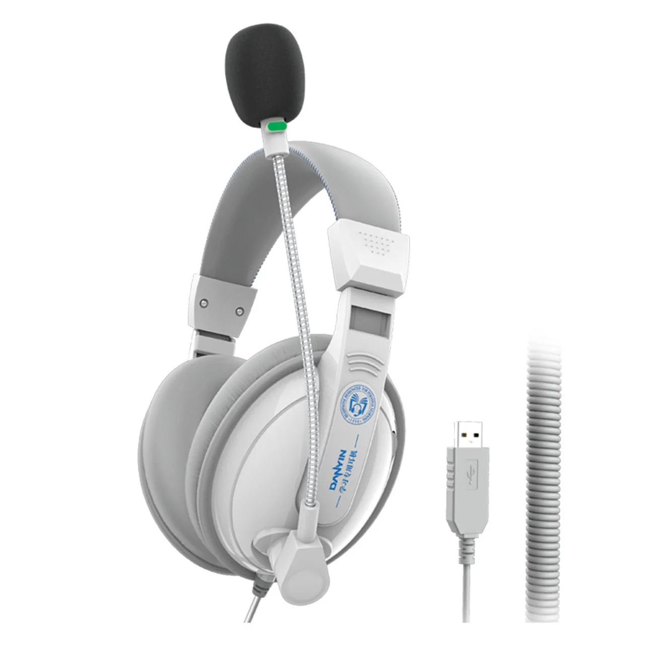 

USB Wired Gaming Headset Headphone 85DB Stereo Noise Cancelling Learning Earphone With Microphone for Laptop PC