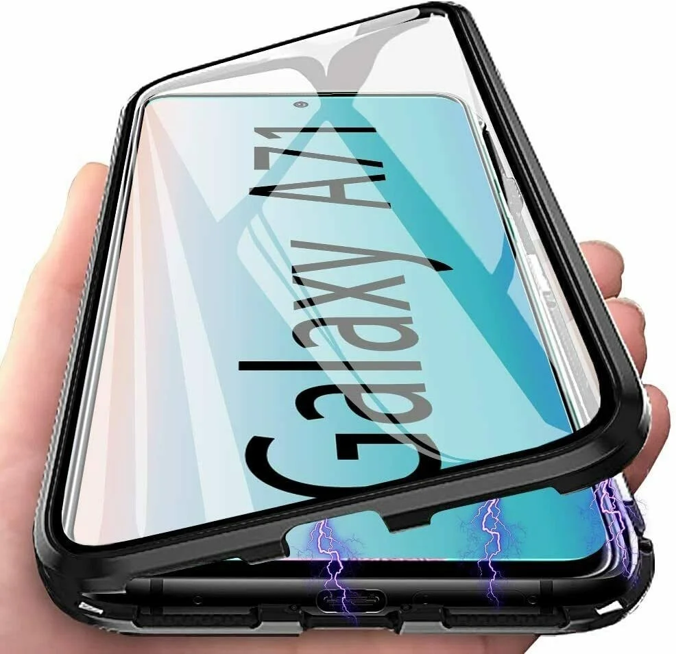 

Coque Magntique For SAMSUNG A10 20e/A21s/A51/A71 NOTE 10/9/8 Verre Tremp AVANT+DOS
