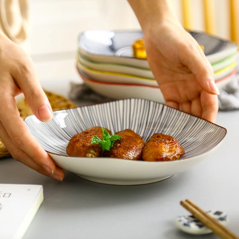 Тарелка для салата обеденное блюдо тарелки завтрака в скандинавском стиле