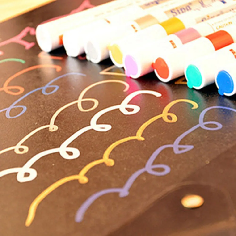 6 цветов водонепроницаемая авторучка для автомобильных шин маркер Kia Ceed Rio 3 4 K2 K3