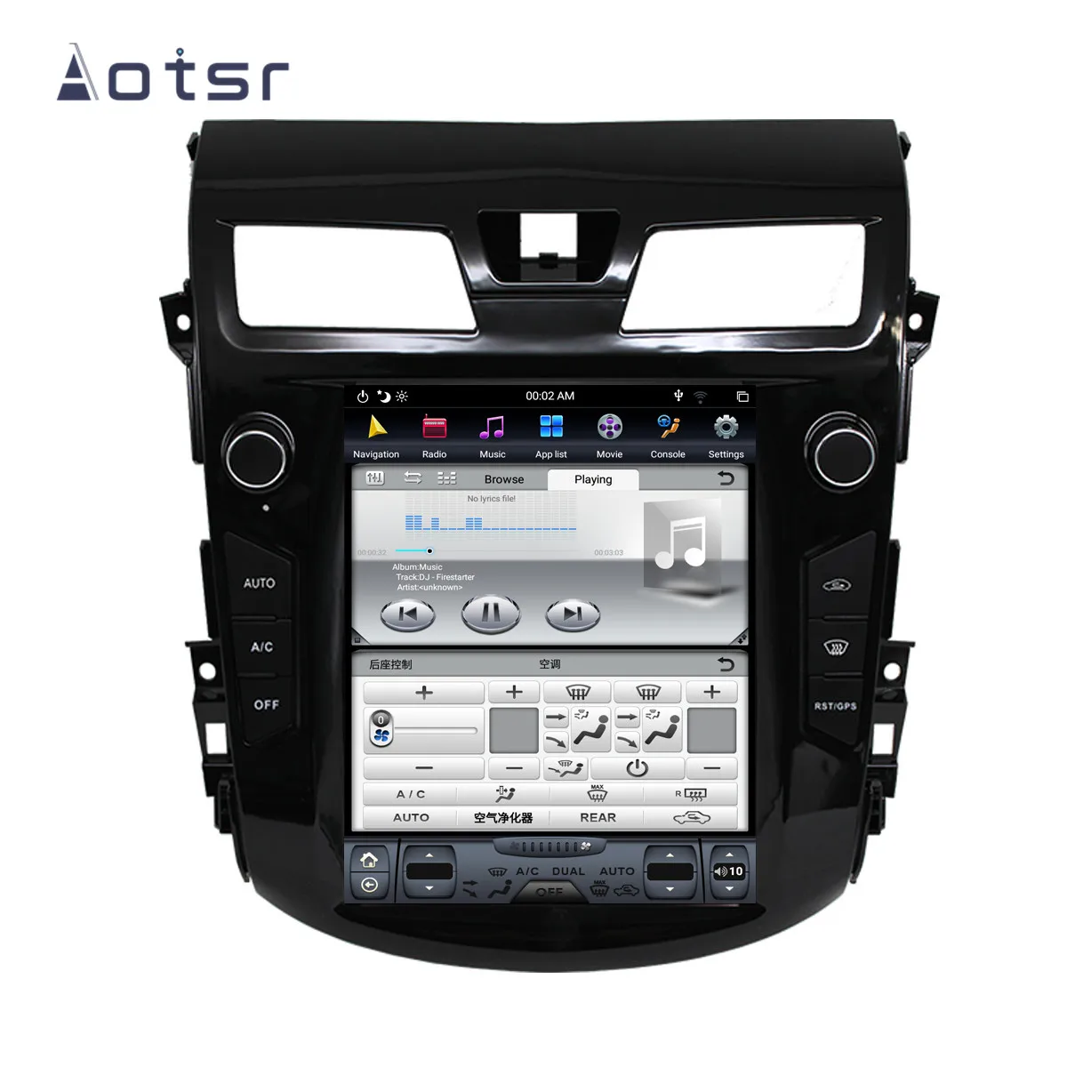 Автомобильный мультимедийный плеер Android 9 0 128G PX6 Tesla Styel для Nissan Teana Altima 2012-2017 с