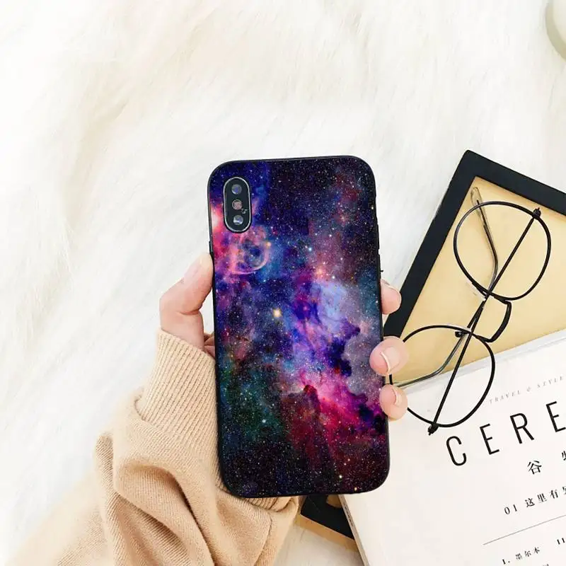 

YNDFCNB Starry sky Phone Case For iPhone 11 8 7 6 6S Plus X XS MAX 5 5S se 2020 11 12pro max iphone xr case