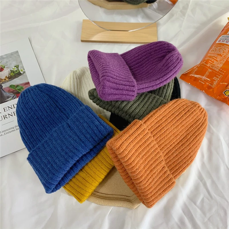 Make firm offers qiu dong han edition teenage street marolon couples knitting wool joker warm hat
