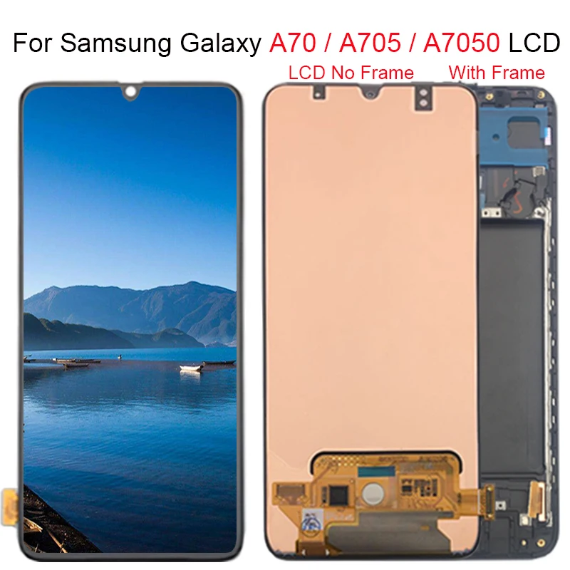 6 7 &quotдля Samsung Galaxy A70 LCD A705 A705F SM дисплей с сенсорным экраном дигитайзер в сборе 2019