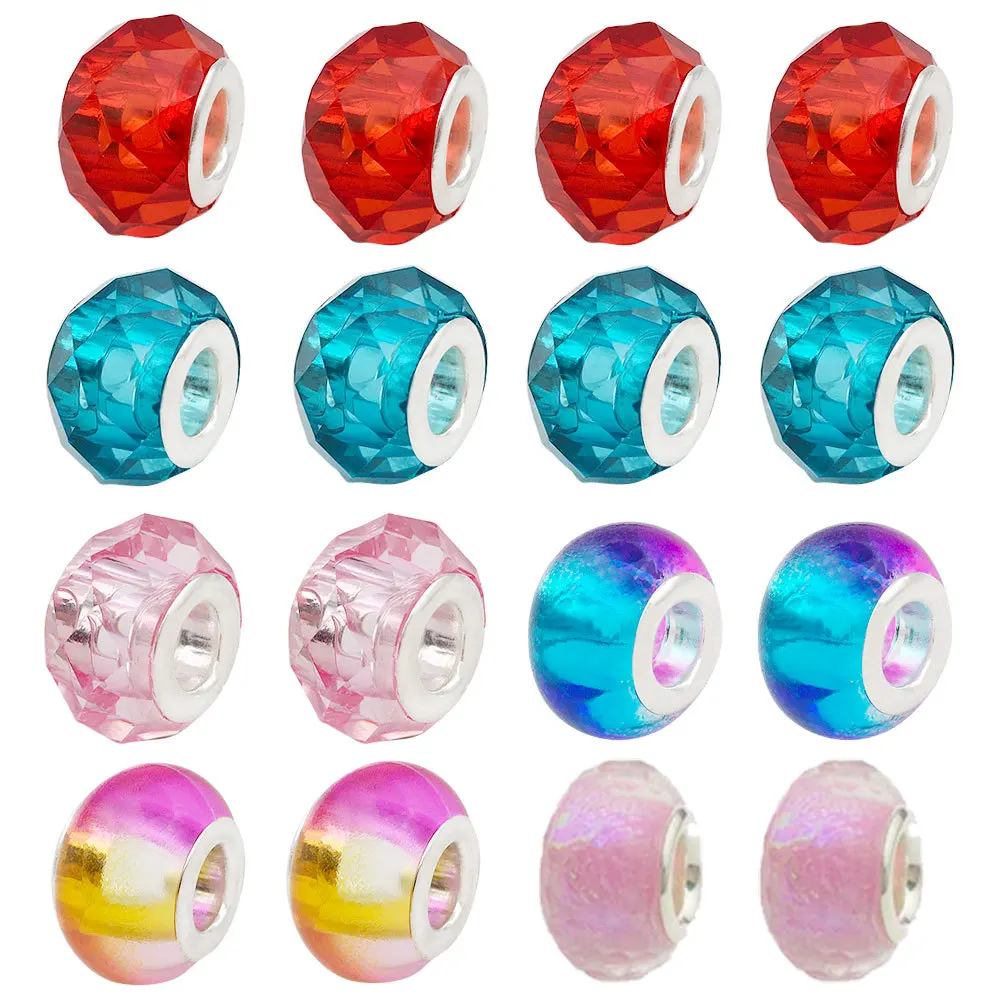 

Christmas Snowman Elk Snowflake Charms Pendant Rainbow Loose Bead Jewelry Making Pendant Children Bracelet Gift Chain Findings