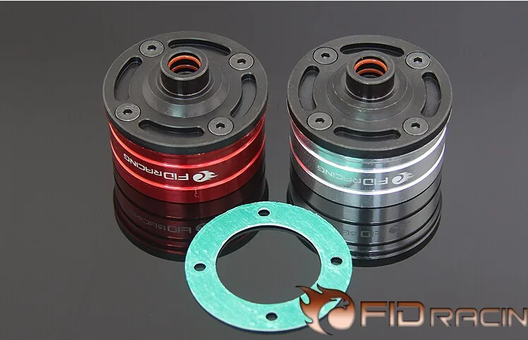 CNC алюминиевый дифференциальный Шестеренчатый ящик Diff чехол для шкалы 1/5 LOSI DBXL