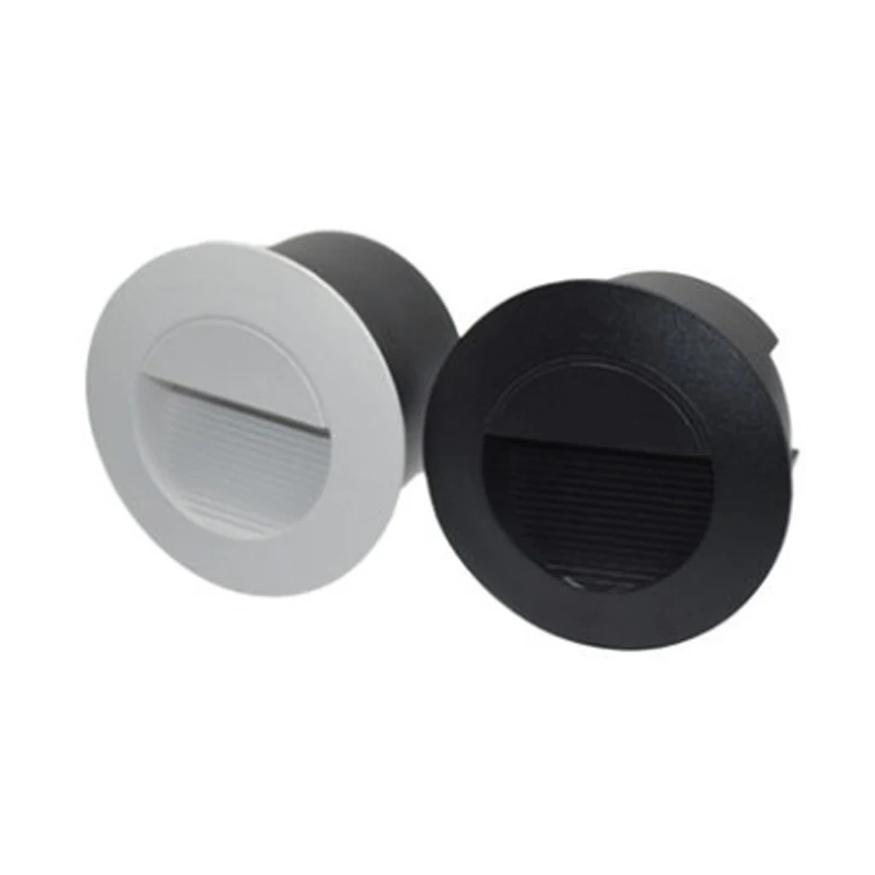 Exterior da Etapa Waterproof a Parede da Escada Subterrâneos da Plataforma o Diodo Emissor de Luz Encaixou Footlights Ip65 Dc12v 5w 3w 85-265v