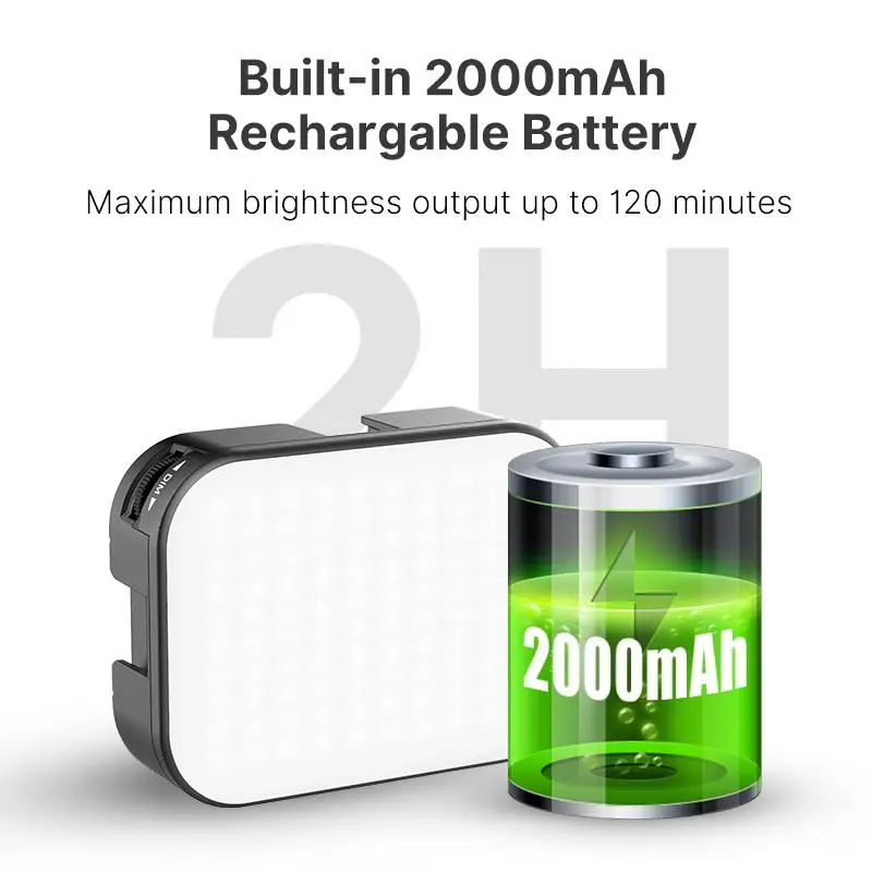 

VijimVL-100C Mini Portable Dual Color Temperature Fill Light Micro Slr Camera Mobile Phone Photography Soft Light