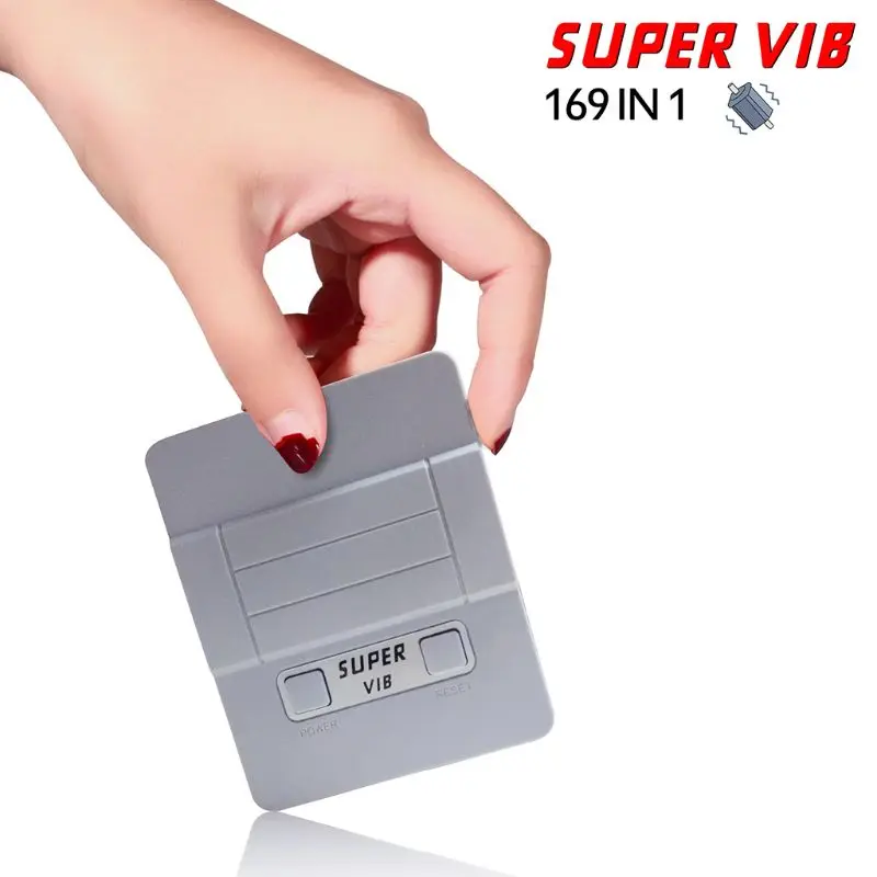 Последняя супер VIB ТВ-игра Мини ТВ игровая консоль 8 бит Ретро игровая консоль Встроенная 169 игр портативный игровой плеер подарок