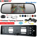 Koorinwoo, электромагнитный датчик парковки, беспроводной датчик парковки, автомобильная камера с монитором, Лицензионная камера для парковки для ЕС