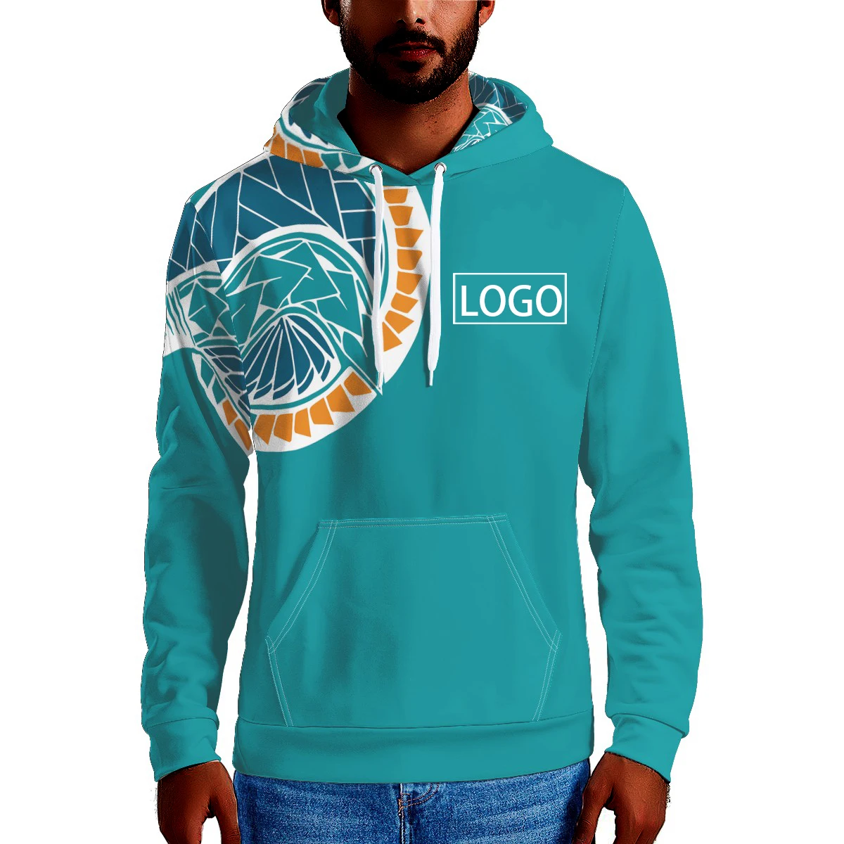 

Hot Sale Custom Unique Football Logo And Numbers Pattern Men Casual Hoodies Spring Autumn Loose Plus Size Pullovers Sweatshirts