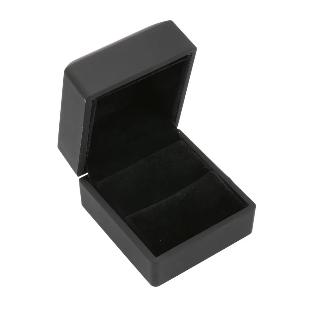 LED подсветкой серьги кольцо подарочная коробка обручальное ювелирные изделия