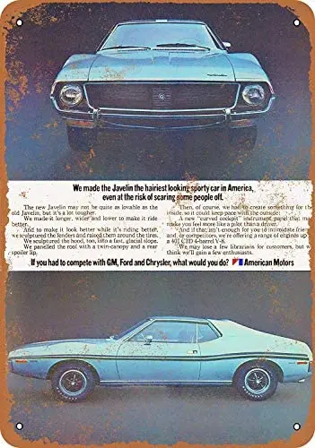 

8 x 12 Metal Sign - 1973 AMC Javelin