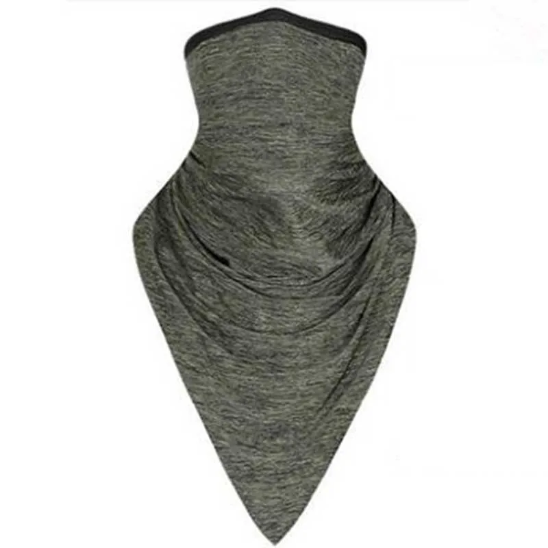 Hemp yellow Летняя маска для велоспорта, дышащая маска для спорта на открытом воздухе, шелковая бандана, повязка на голову, анти-УФ, тренировочная маска для бега - Цвет: Hemp yellow